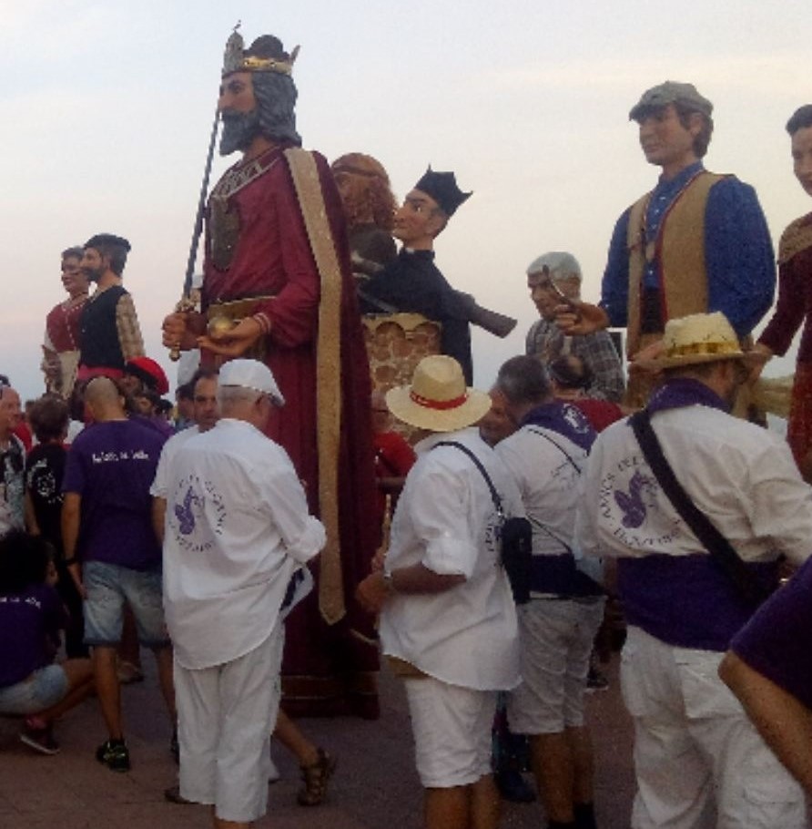 Gegants in festival in Catalunya